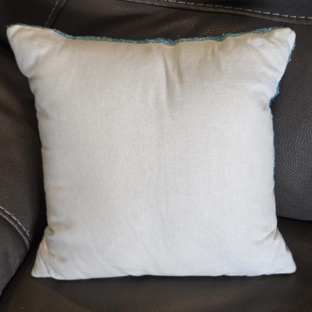 Chinoiserie Pagoda beaded pillow 13